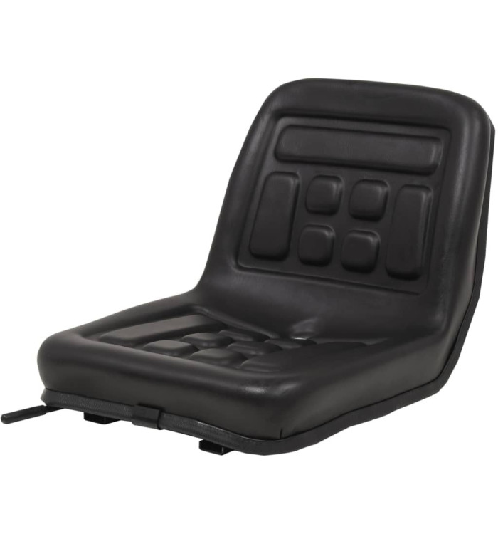 Siège de tracteur universel Noir | Mobilier & Déco