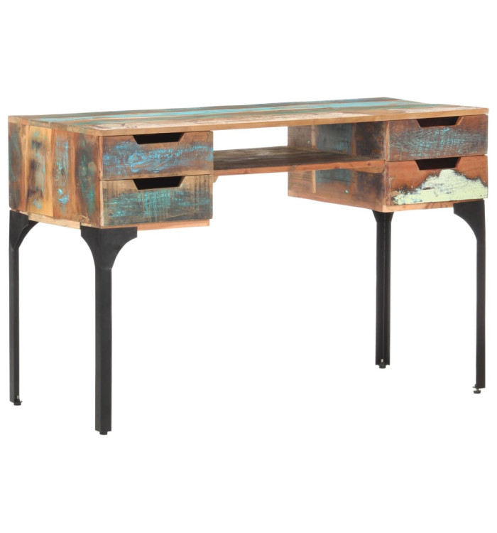 Bureau 118x48x75 cm Bois de récupération massif | Mobilier & Déco