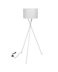 Lampadaire avec support Blanc 139 cm | Mobilier & Déco