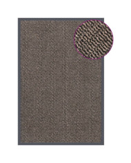 Paillasson touffeté 80x120 cm Marron foncé | Mobilier & Déco
