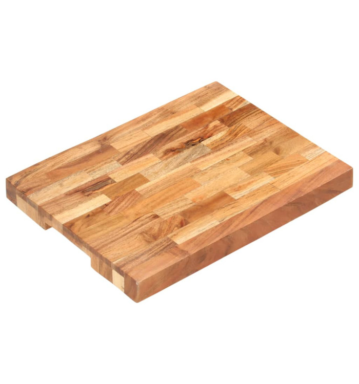 Planche à découper 40x30x4 cm Bois d'acacia massif | Mobilier & Déco
