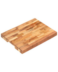 Planche à découper 40x30x4 cm Bois d'acacia massif | Mobilier & Déco