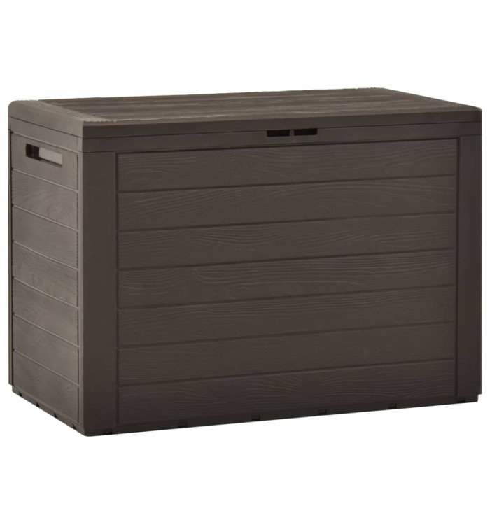 Boîte de rangement de jardin Marron 78x44x55 cm | Mobilier & Déco