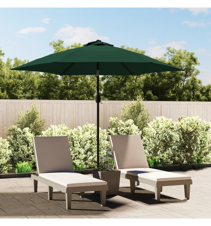 Tissu de remplacement pour parasol d'extérieur Vert 300 cm | Mobilier & Déco