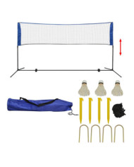 Filet de badminton avec volants 300 x 155 cm | Mobilier & Déco