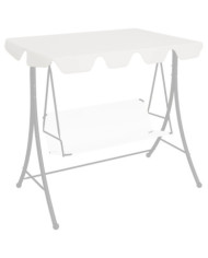 Toit de rechange de balançoire blanc 188/168x145/110 cm | Mobilier & Déco