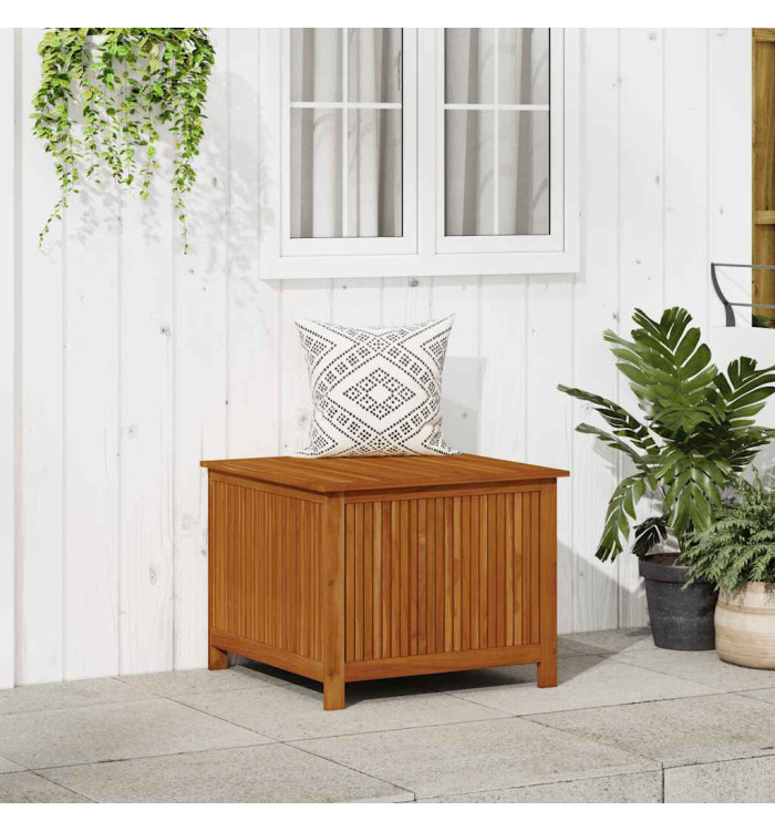 Boîte de rangement de jardin 75x75x58 cm Bois d'acacia solide | Mobilier & Déco