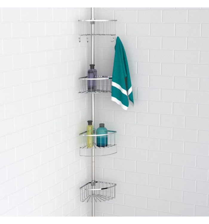 EISL Étagère de douche d'angle télescopique chrome | Mobilier & Déco