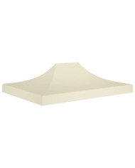 Toit de tente de réception 4x3 m Crème 270 g/m² | Mobilier & Déco