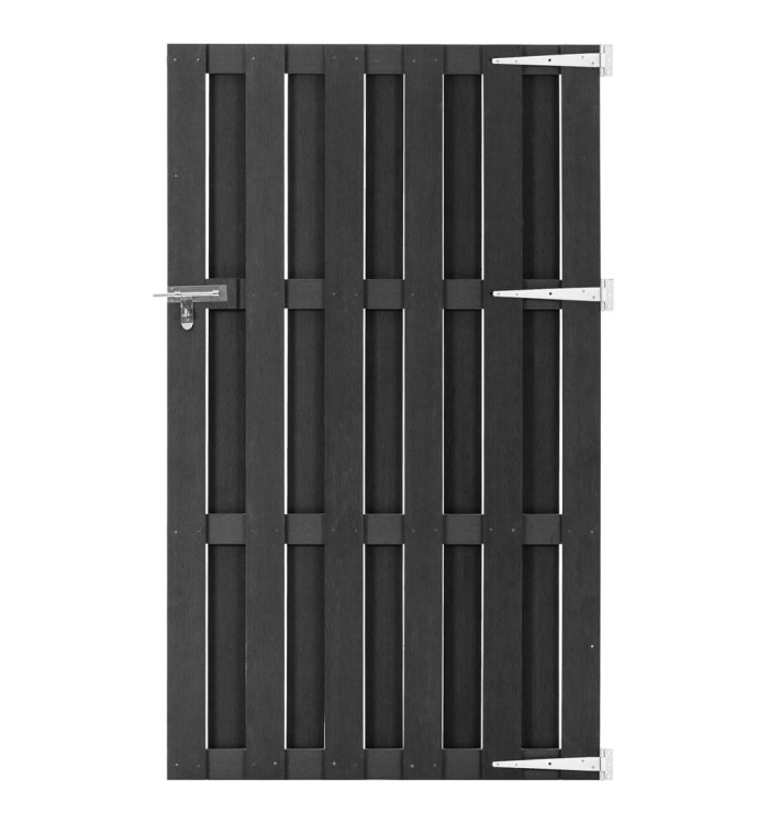 Portillon WPC 100x180 cm Gris | Mobilier & Déco