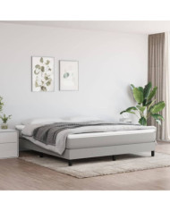 Matelas de lit à ressorts ensachés Gris clair 180x200x20 cm | Mobilier & Déco