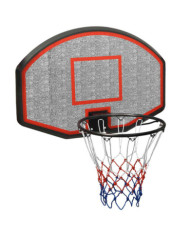 Panneau de basket-ball Noir 90x60x2 cm Polyéthylène | Mobilier & Déco
