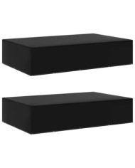 Housses de salon de jardin 2 pcs 12 œillets 325x205x70 cm | Mobilier & Déco