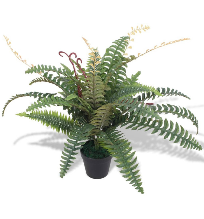 Plante artificielle avec pot Fougère 60 cm Vert | Mobilier & Déco