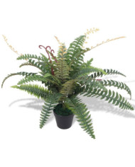 Plante artificielle avec pot Fougère 60 cm Vert | Mobilier & Déco