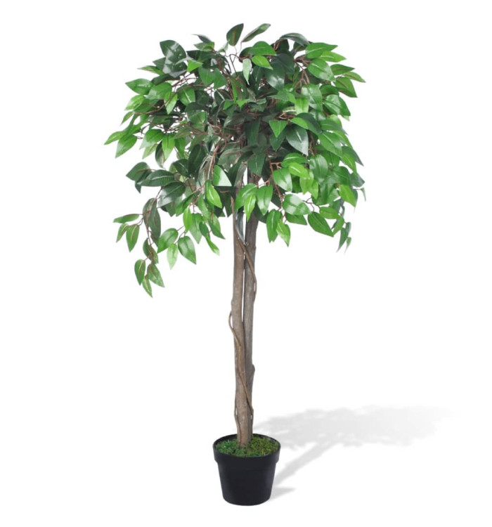 Palmier Artificiel Plastique avec Pot 110 cm | Mobilier & Déco