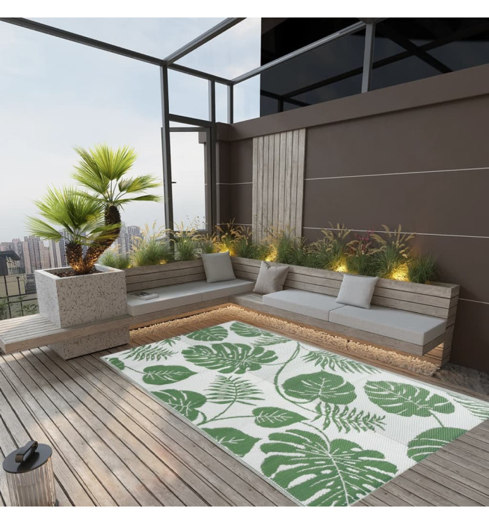 Tapis d'extérieur ARAKIL Vert 120x180 cm PP | Mobilier & Déco