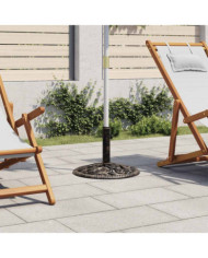 Socle de parasol Bronze 12 kg 48 cm Fonte | Mobilier & Déco