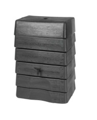 Nature Baril d'eau de pluie 168 L Anthracite | Mobilier & Déco
