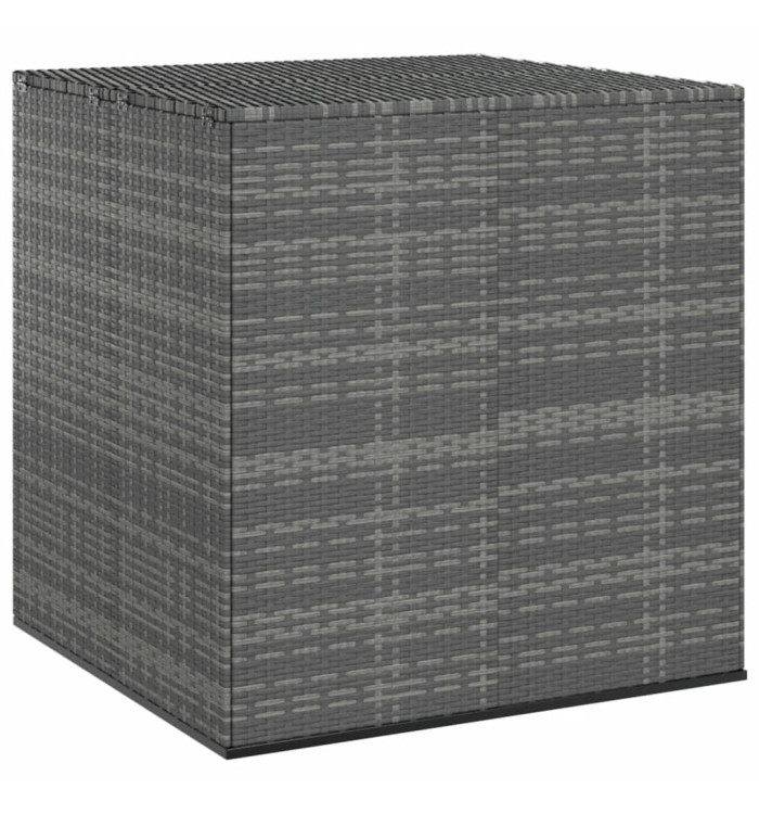 Boîte à coussins de jardin Résine tressée 100x97,5x104 cm Gris | Mobilier & Déco