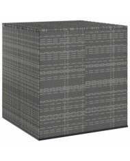 Boîte à coussins de jardin Résine tressée 100x97,5x104 cm Gris | Mobilier & Déco