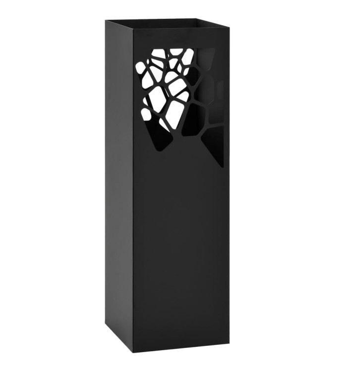 Porte-parapluie Pierres Acier Noir | Mobilier & Déco