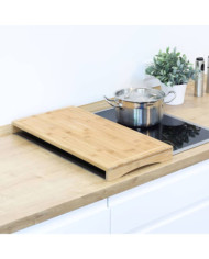 HI Planche à découper 2 en 1 54x28x4,5 cm bambou | Mobilier & Déco