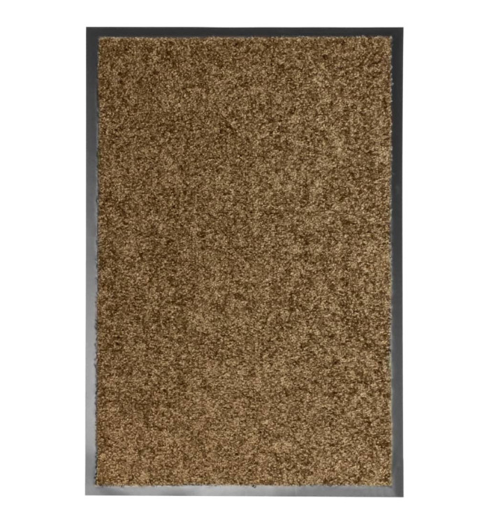 Paillasson lavable Marron 40x60 cm | Mobilier & Déco