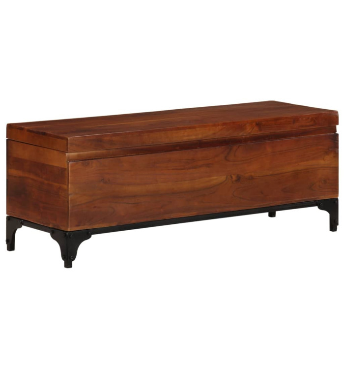Coffre de rangement 110x35x41 cm Bois d'acacia solide | Mobilier & Déco