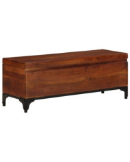 Coffre de rangement 110x35x41 cm Bois d'acacia solide | Mobilier & Déco