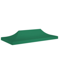 Toit de tente de réception 6x3 m Vert 270 g/m² | Mobilier & Déco