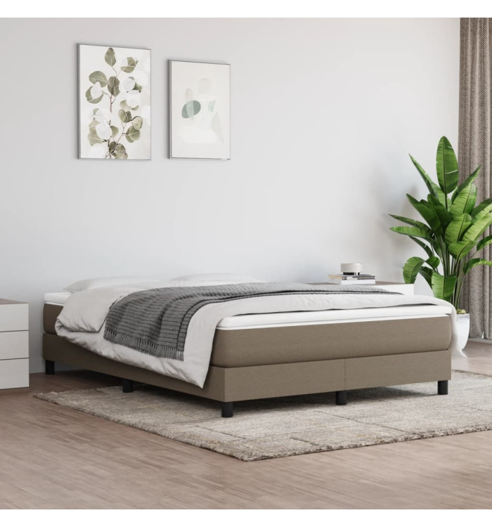 Matelas de lit à ressorts ensachés Taupe 140x200x20 cm Tissu | Mobilier & Déco