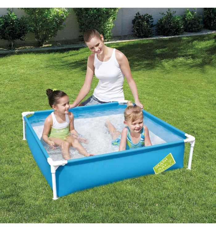 Bestway Piscine My First Frame Pool 122x122x30,5 cm | Mobilier & Déco