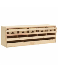 Pondoir 5 compartiments 117x33x38 cm bois de pin massif | Mobilier & Déco