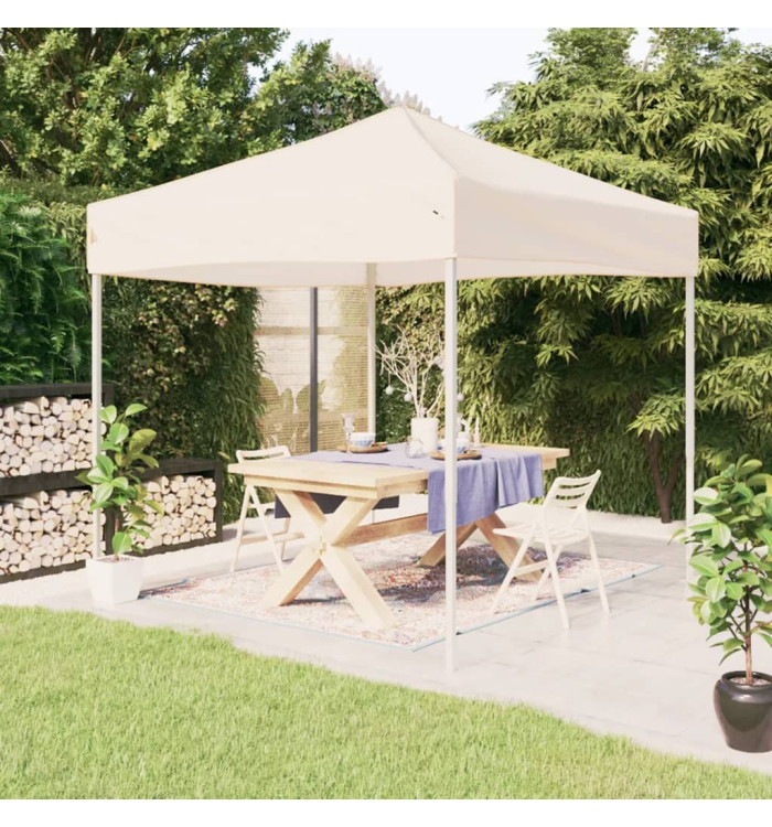Tente de réception pliable Crème 3x3 m | Mobilier & Déco