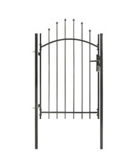 Portail de jardin Acier 1 x 2 m Noir | Mobilier & Déco