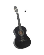 Guitare classique pour débutants Noir 4/4 39" Tilleul | Mobilier & Déco