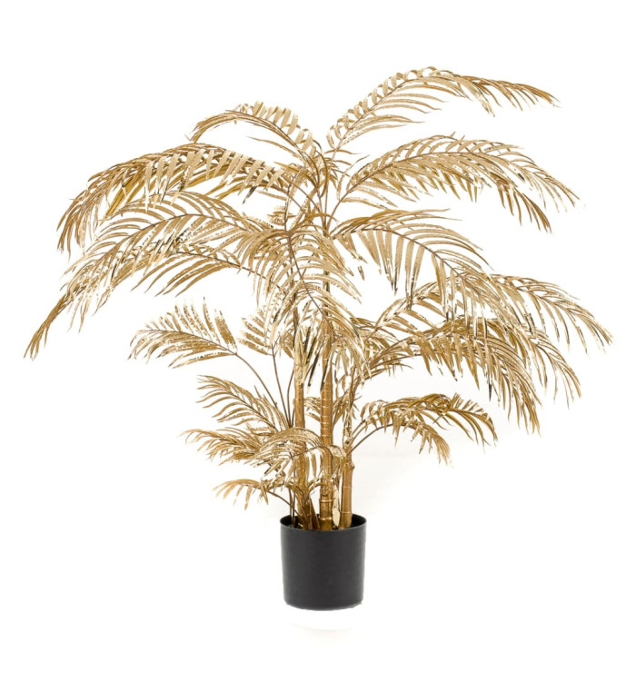 Emerald Palmier Areca artificiel 145 cm Doré | Mobilier & Déco