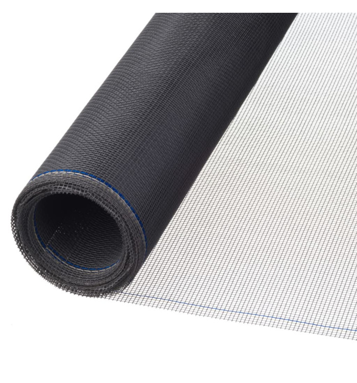 Nature Moustiquaire 1x3 m Fibre de verre Noir | Mobilier & Déco