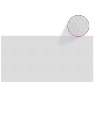 Film solaire de piscine flottant PE 400x200 cm Gris | Mobilier & Déco