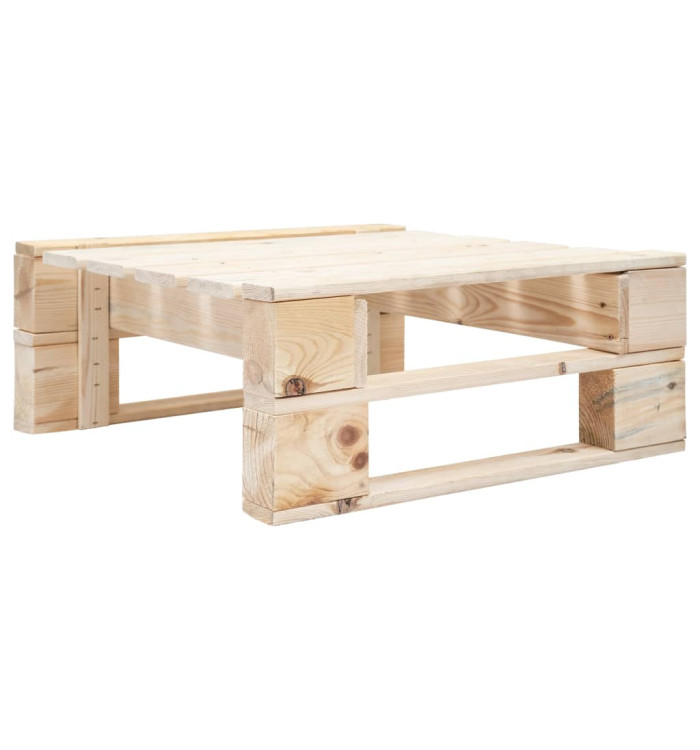 Repose-pied palette de jardin bois | Mobilier & Déco