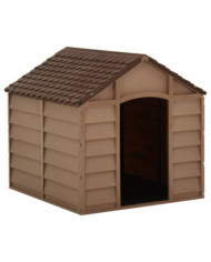 Niche pour chiens Marron 71x71,5x68 cm PP | Mobilier & Déco