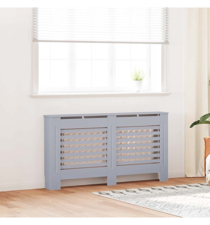 Cache-radiateur anthracite 152x19x81,5 cm MDF | Mobilier & Déco