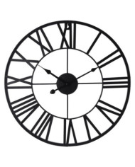 HetS Collection Horloge murale chiffres romains noir | Mobilier & Déco