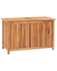 Boîte de rangement de jardin 90x50x58 cm Bois de teck solide | Mobilier & Déco