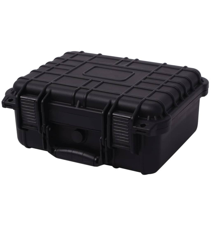 Boîte de protection pour équipement 35 x 29,5 x 15 cm noir | Mobilier & Déco