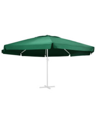 Tissu de remplacement pour parasol d'extérieur Vert 600 cm | Mobilier & Déco