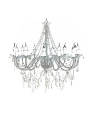 Lustre vénitien baroque 12 feux 1600 cristaux | Mobilier & Déco