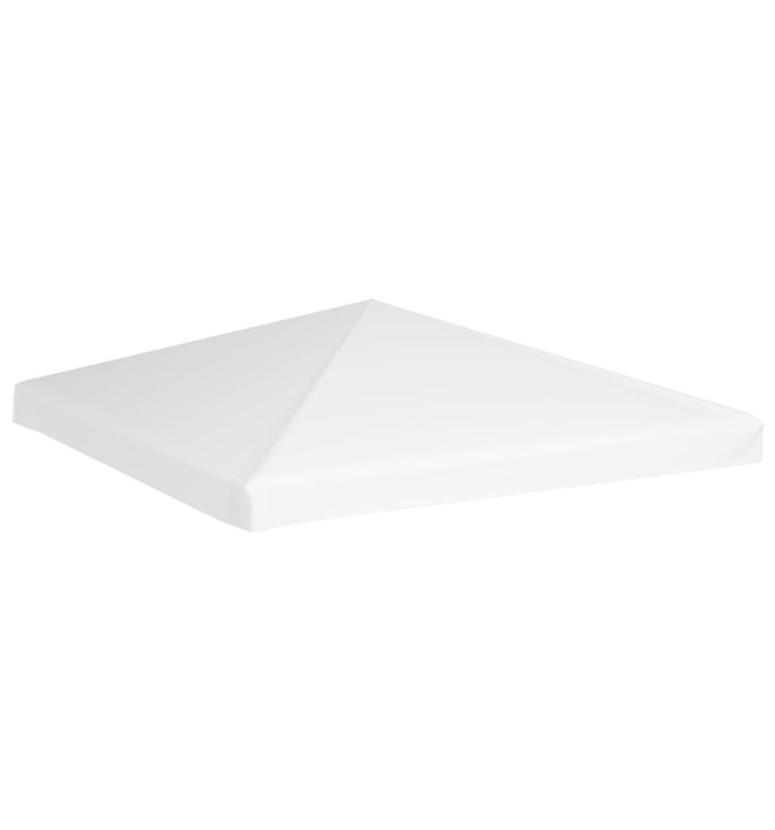 Toile de toit de belvédère 270 g/m² 3x3 m Blanc | Mobilier & Déco