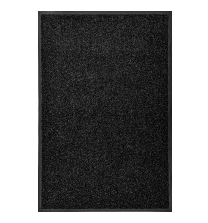 Paillasson lavable Noir 60x90 cm | Mobilier & Déco